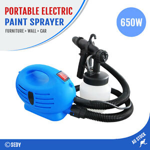 Paint Zoom Cw 2005091009gm Z1450 Plastic Electric Portable Spray Painting Machine Set Blue 7 Pieces Amazon In Home Improvement