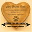 thumbnail 14  - Ashes Box Pet Dog or Cat Urn Wood Heart Shaped Casket Cremation Box Personalised