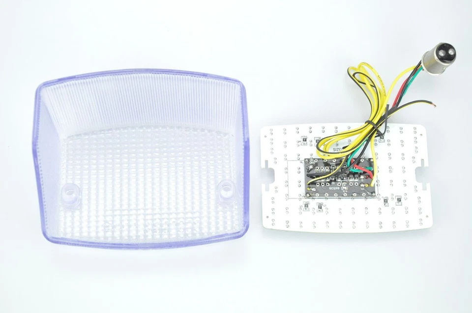 Luz trasera LED señal de giro apta para Kawasaki 1985 Vulcan 700 86-06 Vulcan 750 transparente Foto 2 de 2