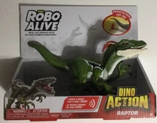 Zuru Robo Alive Dino Raptor Action Figure Moving Roaring Toy High Demand Rare