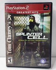 Tom Clancy's Splinter Cell (Sony PlayStation 2, 2002) Greatest Hits w/ Manual