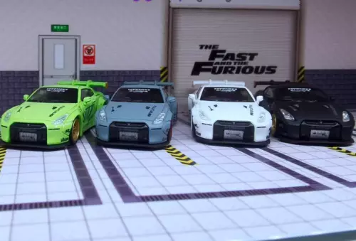 Modellino auto in plastica 1/87 Nissan GT-R R35 - Foto 19 di 29