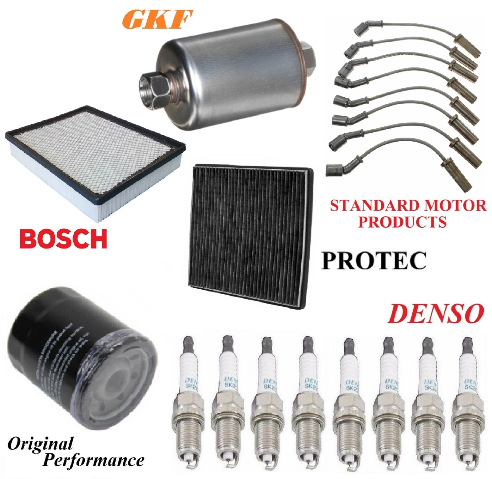 Tune Up Kit Filters Wire Spark Plugs For CADILLAC ESCALADE EXT V8 6.0L 20032005 eBay