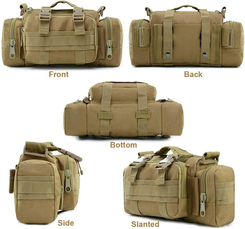 Tactical Molle Sling Shoulder Bag Backpack Military Camping Hiking Travel Bag - Picture 3 of 18