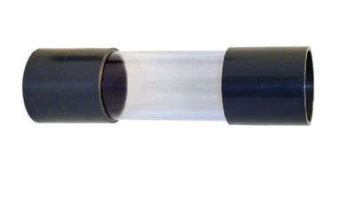 Cepex  50 mm PVC Rohr transparent Schauglas mit Klebemuffen