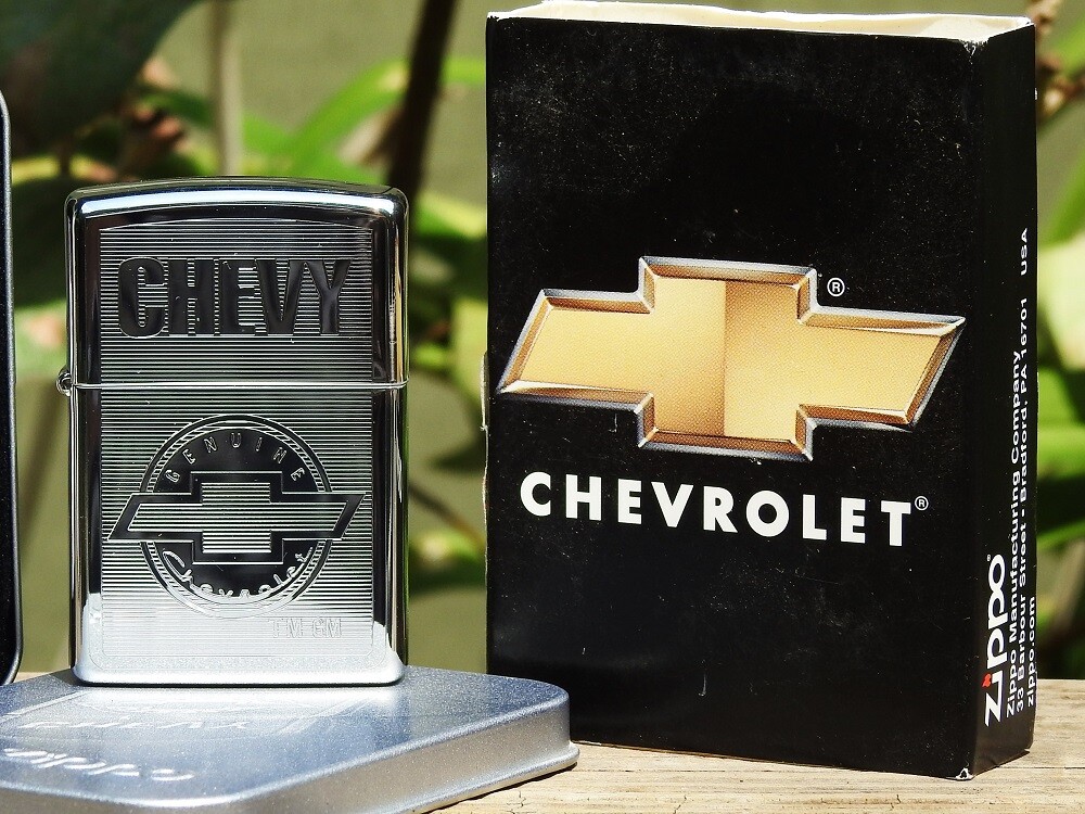 Genuine Chevrolet Zippo Lighter - Chevy - Corvette - Camaro