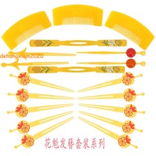 KYOTO KIMONO Geisha Hairpin Vintage KANZASHI Comb Hair Japanese Accessory Set