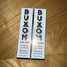 Lot Of Two New BUXOM Full On Lip Polish Lip Gloss Dolly 0.07 Fl Oz