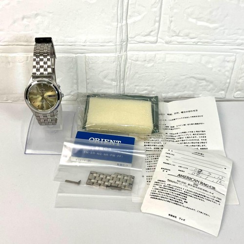 Orient 3 Star Automatic Wristwatch em5v-c0 Operation confirmed warranty #4