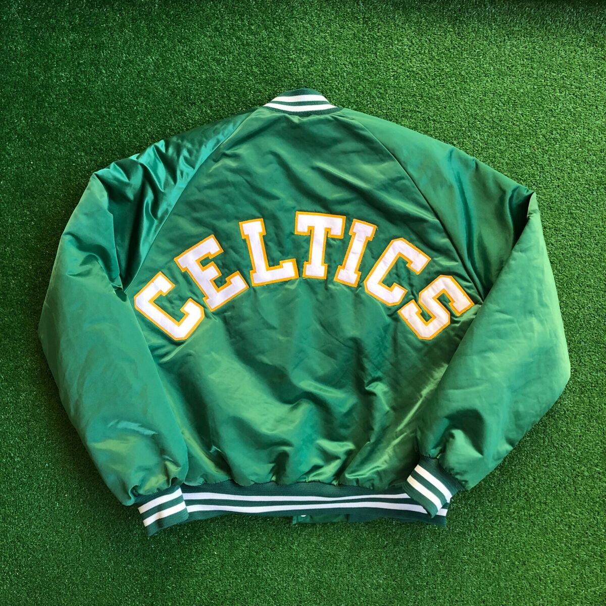 「激レア」Celtics Chalk line スタジャン L 激レア」Celtics Chalk line スタジャン L 激レア」Celtics