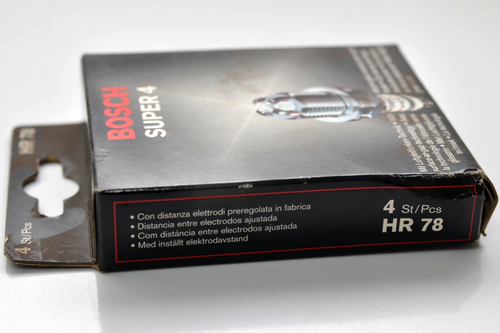 4x Zündkerze Bosch Super 4 Serie (H78) 0 241 232 507, Oldtimer, Spark Plug, NOS - Picture 3 of 3