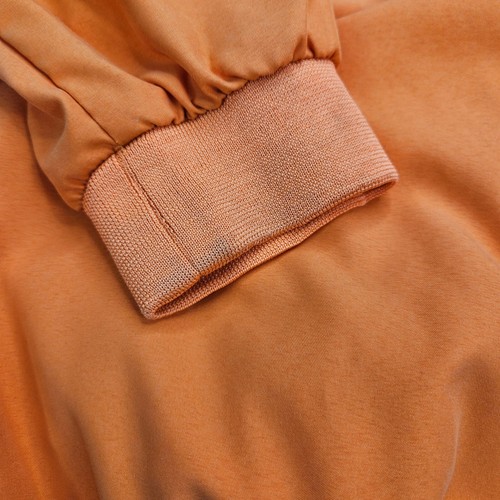 FootJoy FJ Men's Long Sleeve 1/4 Snap Orange Bomber Jacket (M) - Picture 10 of 10