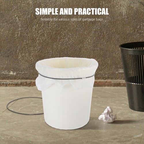 Garbage Can Bands 3pcs Elastic For Securing Trash Bags Easily - Picture 9 of 12