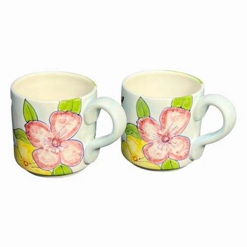 2 Ceramic TIKA Lotus International Mugs - Picture 4 of 12