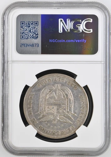 1904  Panama 50C  NGC AU Details  - Cleaned