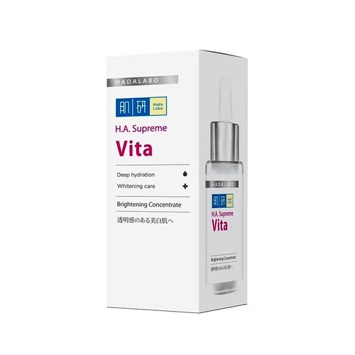 HADA LABO H.A. Supreme Vita Brightening Concentrate Booster Serum 30ml Whitening - Picture 4 of 11