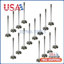 16X Intake Exhaust Valves Set for 07-2017 Chevrolet GM Buick Saturn 2.0L 2.4L