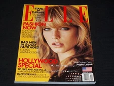 2001 NOVEMBER ELLE MAGAZINE - ANGELA LINDVALL FRONT COVER - L 8694