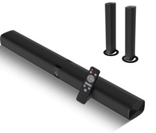 KY8000 2 in 1 Separable Soundbar for TV Sound bar, 50W Wired Wireless Soundbar