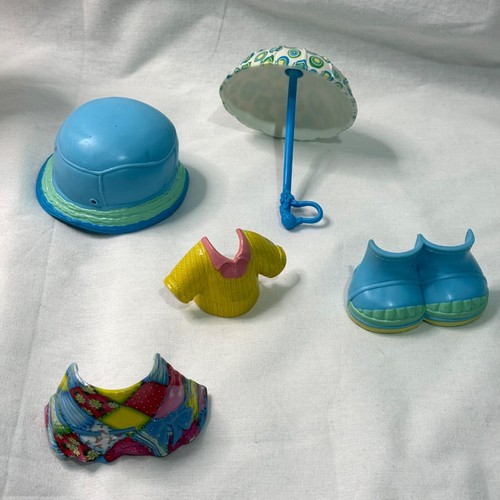Snap N Style Fisher Price blonde grüne Augen Puppe, Kleidung Schuhe Zubehör Paket - Bild 3 von 15