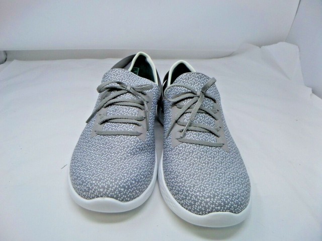 grey skechers womens
