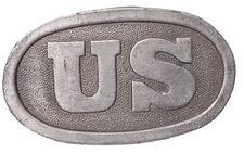 US Civil War Infantry Soldiers U.S. Union Army Soldiers Belt Buckle Pewter Repro