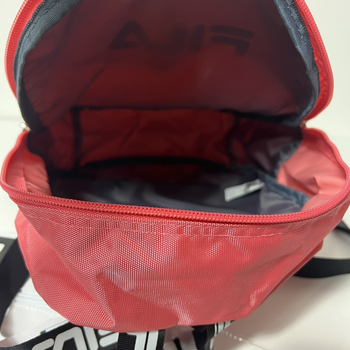 fashionable mini backpacks nylon Affordable Luxury Red Nylon Mini Backpack