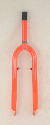 Raleigh Heat Threaded Fork 1 1/8 x 6.25" 26" MTB Chromoly Neon Orange VTG 1992 - Picture 2 of 12