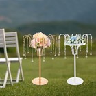 White/Gold Flower Stand Wedding Flower Stand Wedding Centerpieces Stand