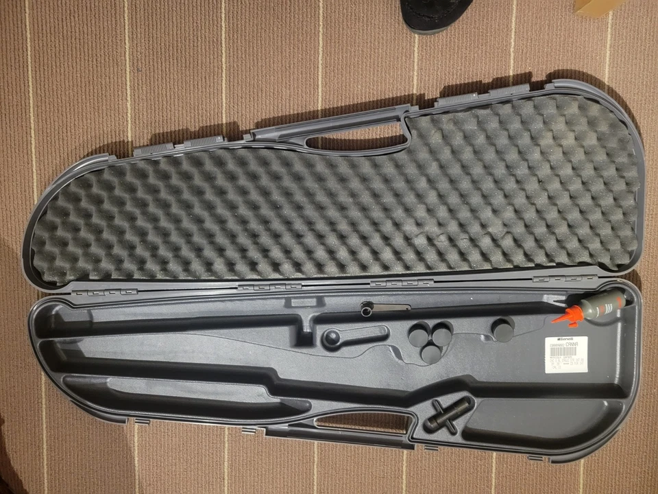 Estojo rígido de arma espingarda de rifle Canna para ferramentas de estrangulamento Benelli "Take Down" espuma - Imagem 2 de 4