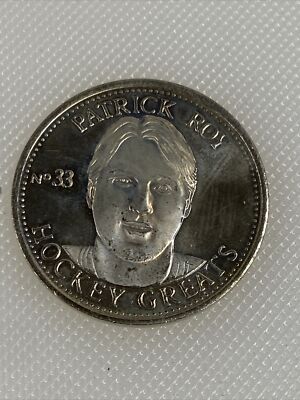 Patrick Roy No. 33 1996-1997 NHLPA Hockey Greats Collection Coin