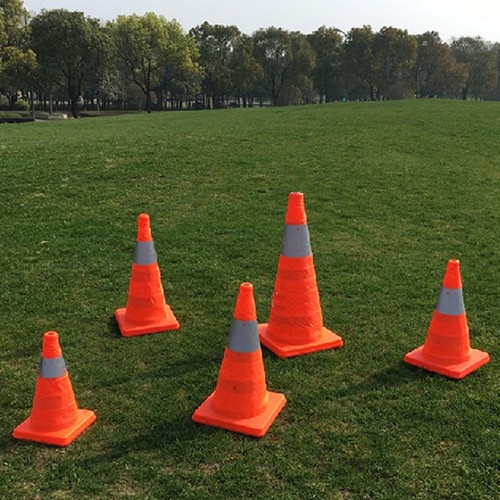 Folding Collapsible Cone Highway Traffic Multi Purpose Reflective Safety Cone - Picture 2 of 8