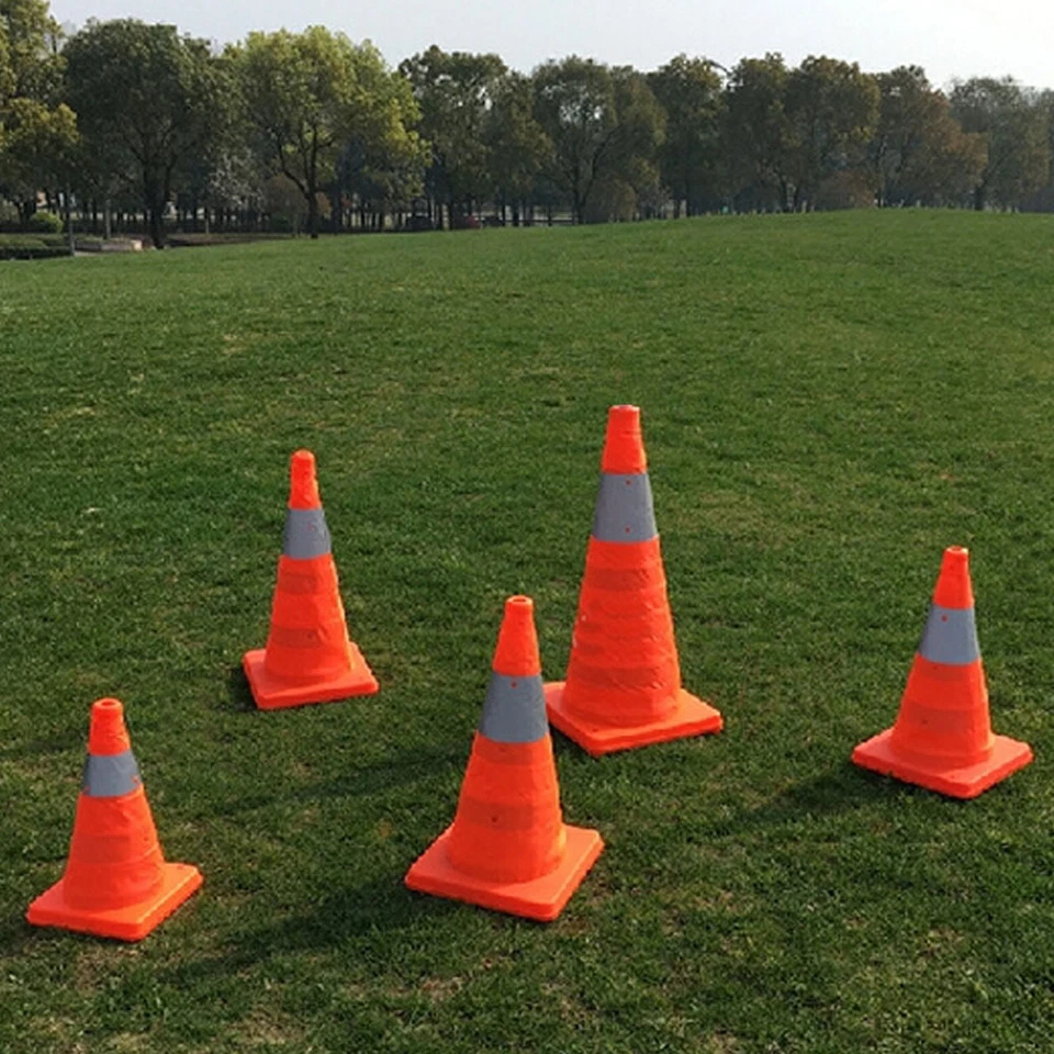 Folding Collapsible Cone Highway Traffic Multi Purpose Reflective Safety Cone - Image 2 of 4