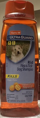 Hartz UltraGuard Flea & Tick Dog Citrus Shampoo, 18 Oz