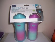 CHICCO INSULATED RIM SPOUT TRAINER CUP 9 OZ 12M  Box ACE