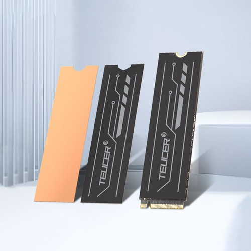M.2 2280 SSD Cooling Sticker Dual-Layer Graphene Heat Sink And Copper Foil Desig - Photo 7/12
