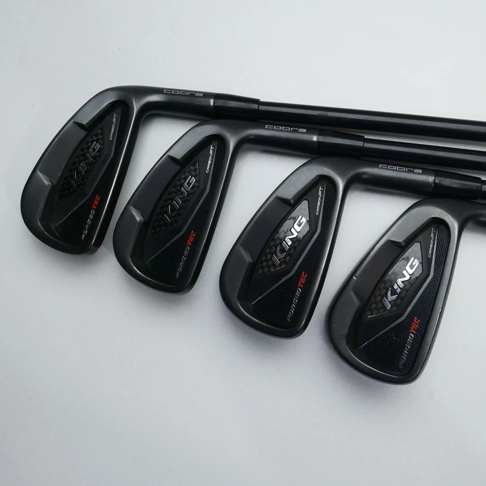 Used Cobra King Forged Tec Black Iron Set / 4 - PW / Regular Flex - Image 4 of 4