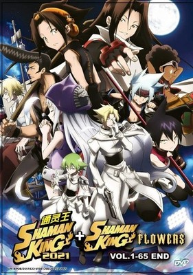Shaman King 2021+Flowers (1-65End) Anime DVD English Subtitle All Region