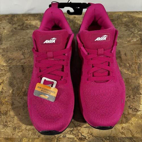 AVIA Women's Athletic Air Sneaker Memory Foam Cushioned Midsole Hot Pink Size 8 - Picture 2 of 11