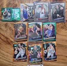 2025 Panini WNBA Prizm 10 Card LOT - Rookie Hailey Van Lith RC Orange Ice Prizms