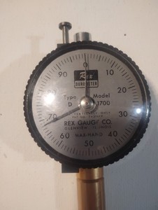 Rex Duro Meter Drop Indicator Gauge Model 1700