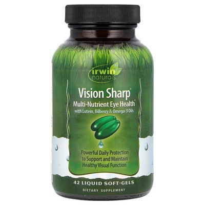Vision Sharp , Multi-Nutrient Eye Health , 42 Liquid Soft-Gels