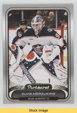 2023-24 Upper Deck Parkhurst Gold Foil Elvis Merzlikins #88 READ o1h