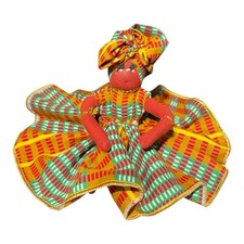 Handmade African Ankara Afia Mini Doll Cloth Fabric One of A Kind Free Shipping