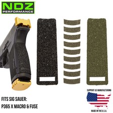 NDZ Sig P365 X Macro Fuse Backstrap Grip Tape Textured Granulate Enhanced Wrap