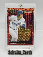 Shohei Ohtani 2024 Topps Update Black Gold RARE RED #d 08/10