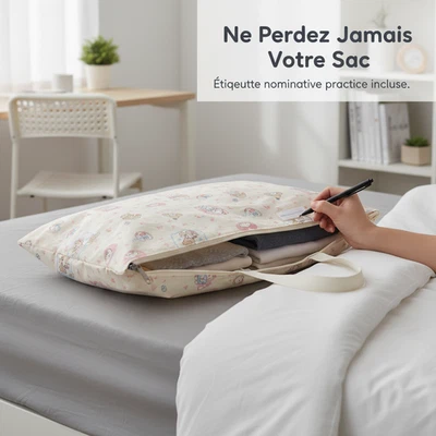 Sac de Rangement en Tissu Portable pour Voyage et Organisation, Pour le voyage - Photo 1/2