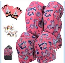 NEW Simply Kids Protective Gear Set Knee Elbow Pads Gloves S