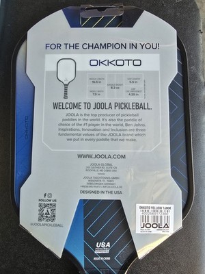Joola 16.5'' Okkoto Traditional Pickleball Paddle - Green | eBay