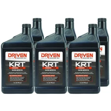 Driven Racing Oil 03406, KRT 4 Stroke Karting Oil, Synthetic 0W-20, 6 Quarts